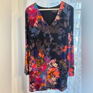 Nicole Miller long sleeve mini dress